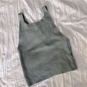 Teal Halter Windsor Top Size Large